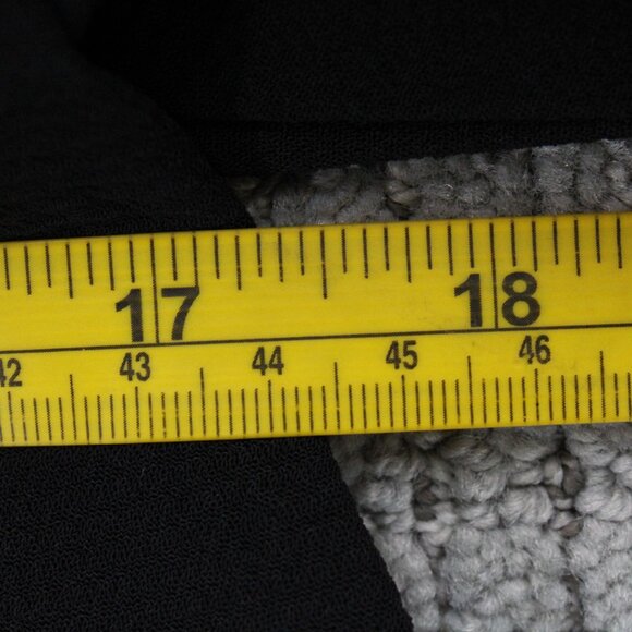 Mo:vint By Anthropologie Shift Dress Womens Size XS Black Solid Short Sleeve NWT - Picture 8 of 9